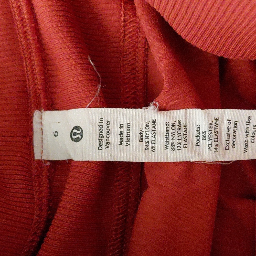 Lululemon Dance Studio Jogger Size 6 Burnt Orange - Picture 7 of 8
